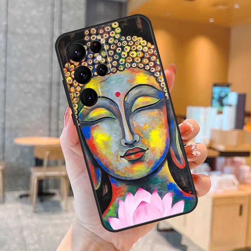Gautama Buddha Phone Case For Samsung Galaxy S25 S24 S23 S22 S20 S21 Ultra S9 S10 Plus S25 FE Back Cover