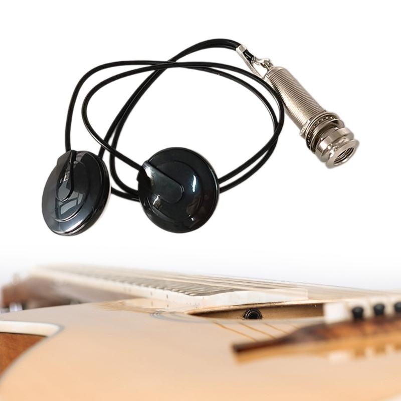 6.35mm Self Adhesive Microphone Pickup For Guitar Violin Banjo Mandolin Ukulele