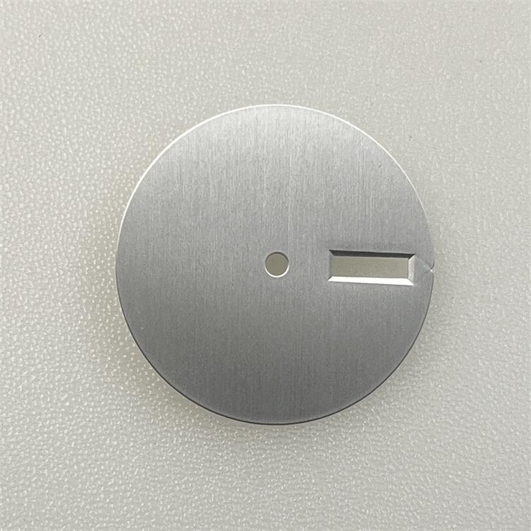 Pionowa tekstura 28,5 mm Pusta tarcza zegarka Tarcze zegarka dla mechanizmu NH35/ NH36/ NH34 Akcesoria DIY Brak/ Pojedynczy/ Podwójny kalendarz