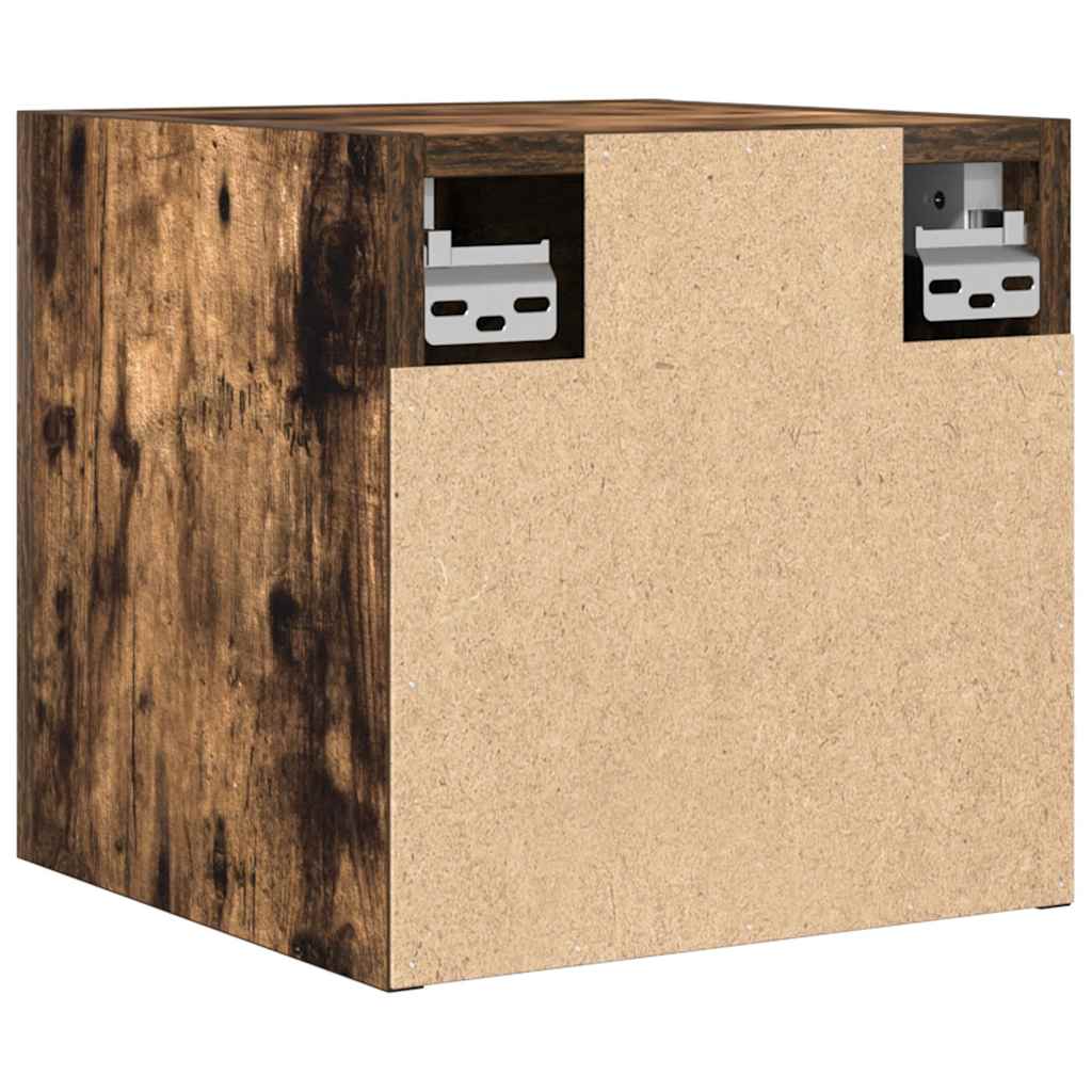 Wall Mounted TV Cabinets 2 pcs Smoked Oak 30.5 x 30 x 30 cm