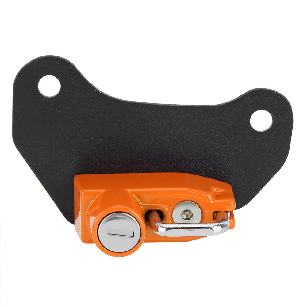 Motorcycle Modification Aluminum Alloy Helmet Lock Mount Hook Fit for Indian ScoutOrange