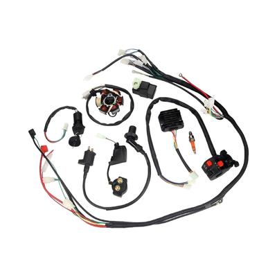 Arnés de Cableado de Metal y Plástico Kit CDI para Aplicaciones de ATV GY6 125CC 150CC Con Resistencia a la Intemperie Encendido Superior