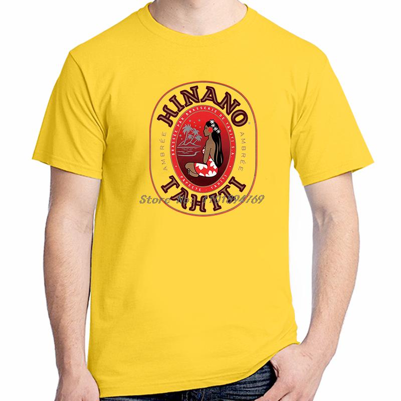 Classic Graphic T Shirts Summer Fashion Hinano Beer Tees Tops Cotton Oneck New Shirts And Tshirts Unisex Print T Shirt