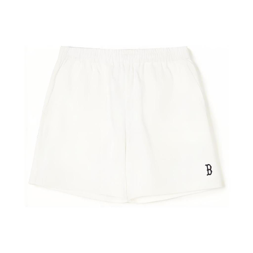 New MLB Casual Shorts Women's White 3FSMB0143-43IVS