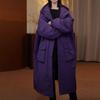 Mode Lange Capuchon Warme Katoenen Jas Nieuwe Herfst Winter Stijlvolle Mama Losse Casual Slim Buitenjas