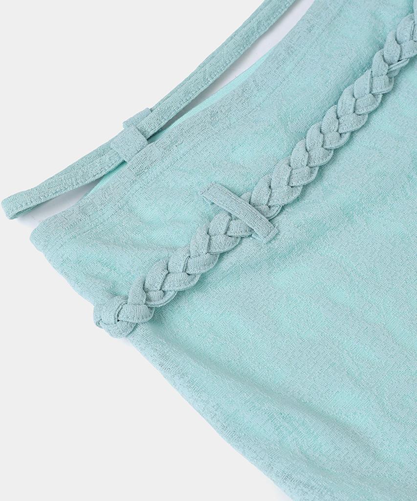 Lupeon Corsage Fringe Skirt / Corsage Fringe Skirt [Mint]