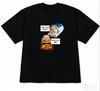 Korean Meme Short Sleeve Hungry Hamster Ramen Print Tee Cute Foodie Hamster Graphic Casual Streetwear Women Minimalist Loose Tee