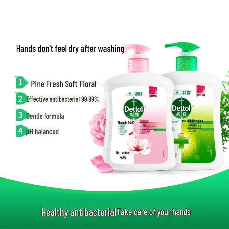 Dettol Antibacterial Hand Wash Refill Twin Pack