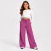 Kids High Waist Wide Leg Yoga Pants Color Athletic Sweatpants for Boys and Girls