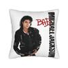 MJ Pop King Square Pillow Case Cushion Cover Custom Polyester Decorative Pillowcase for Sofa Cm