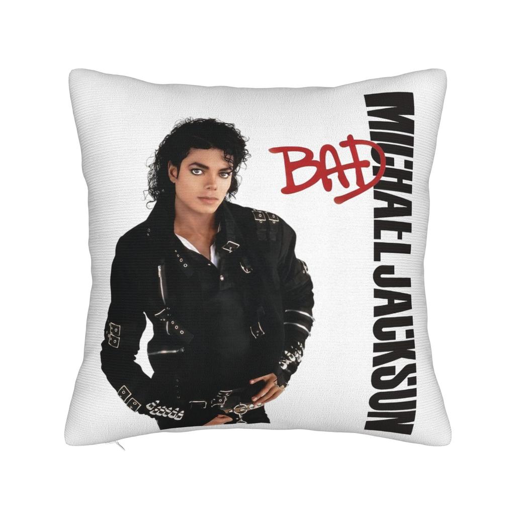 MJ Pop King Square Pillow Case Cushion Cover Custom Polyester Decorative Pillowcase for Sofa Cm