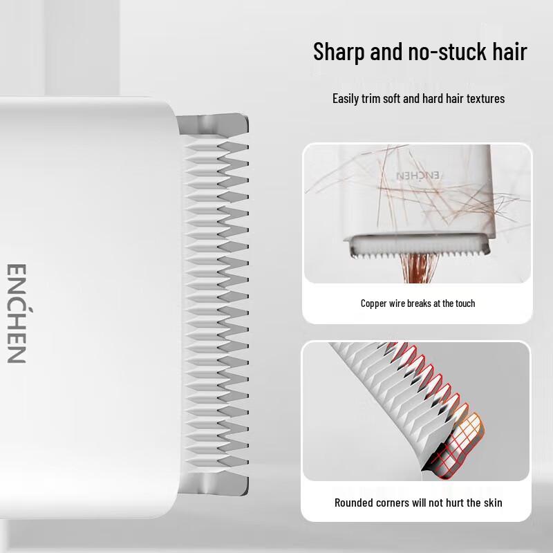 Yingqu Rechargeable Electric Hair Clipper for Adults and Babies - Professional Home Trimmer and Shaver