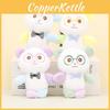Colorful Doctor Panda Bear Plush Keychain With Charming Cartoon Design