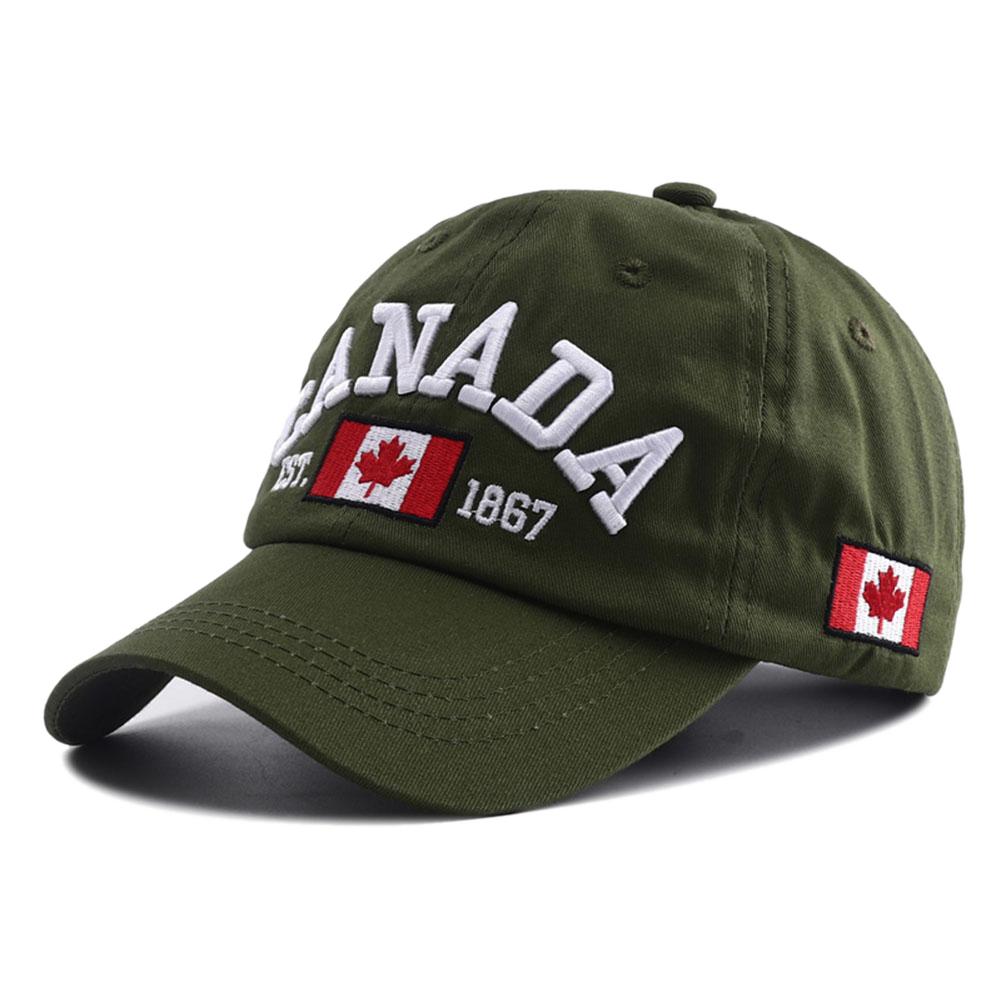 Sports Outdoor Adjustable Style Street Urban Hop Hip Bone Snapback Cap Baseball Stitching Embroidered Flag Canada New Brand Latest Fresh Hats For