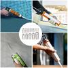 14Pieces Stainless Steel Caulking Nozzle Set Sealant Tip for Various Sizes Cartridges Dispensing Tip Comfortable Grip