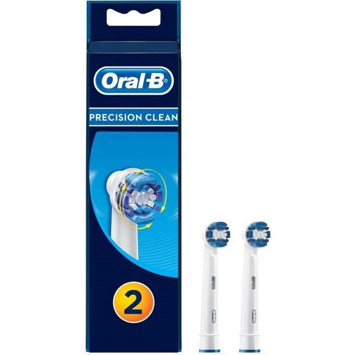 Oral-B Precision Clean Brossettes De Rechange Pour Brosse À Dents Électrique X2