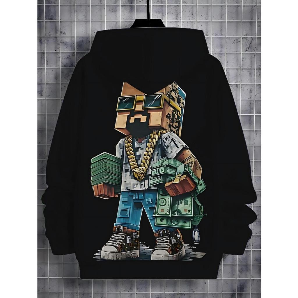 Nová anime mikina, kreslené dětské oblečení pro chlapce a dívky, podzimní oblečení s dlouhým rukávem, vhodné pro děti ve věku 5-14 let