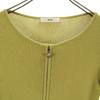 Rene made in Japan Long sleeve Zip-up Rib knit cardigan 38 Green system Women Used