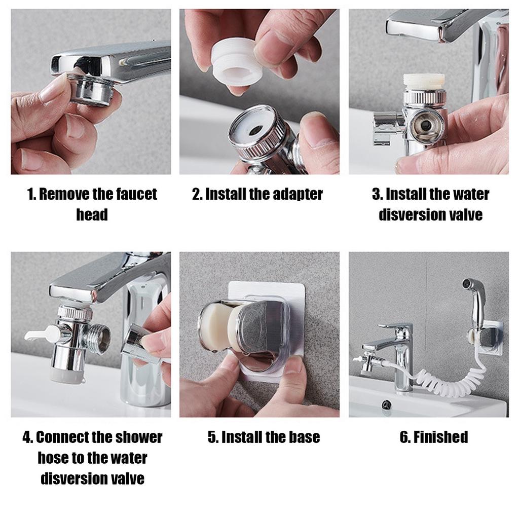 Handbrause Wasserhahn Set Haarwaschspüler Set Waschbecken Becken Externe Shampoo Dusche Waschbecken Schlauch Teleskop-Sprühaufsatz mit stempelfreier Halterung Wasserumleitungsventil Teleskop-Pu-Rohr Handbrause Wasserhahn Set Haarwaschspüler Set Waschbecken Becken Externe Shampoo Dusche Waschbecken Schlauch Teleskop-Sprühaufsatz mit stempelfreier Halterung Wasserumleitungsventil Teleskop-Pu-Rohr