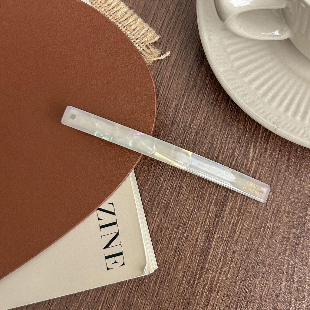 Cross-Border Refreshing Green Pearl White Hairpin Clip for Ponytail & Short Hair