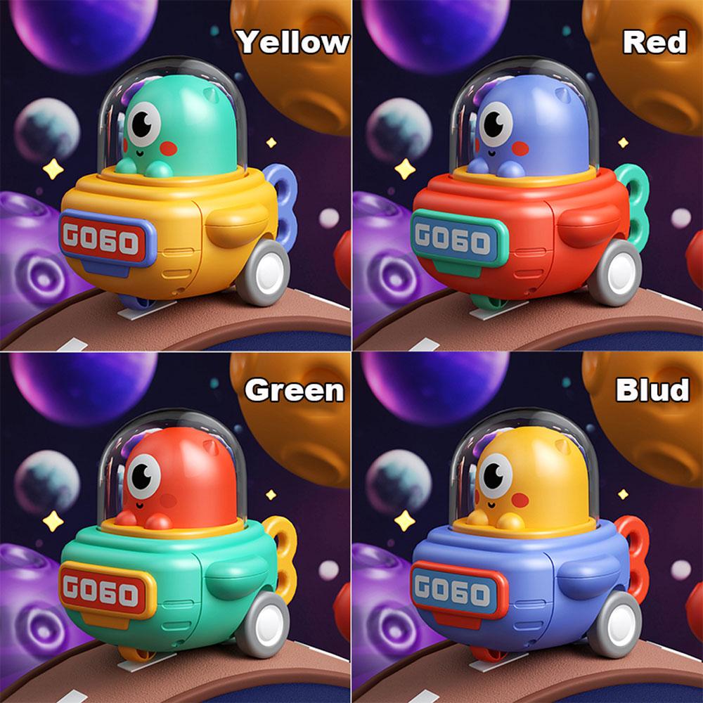 Space Press Car Baby Toy Cars for Boy Gift Press and Go Cartoon Truck Educational Toys Pull Back Cars Toys Kinderen Dieren Auto