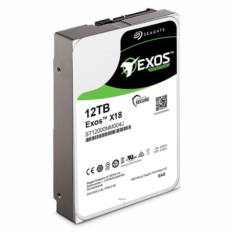 Seagate Exos X18 12TB Enterprise SATA Hard Drive