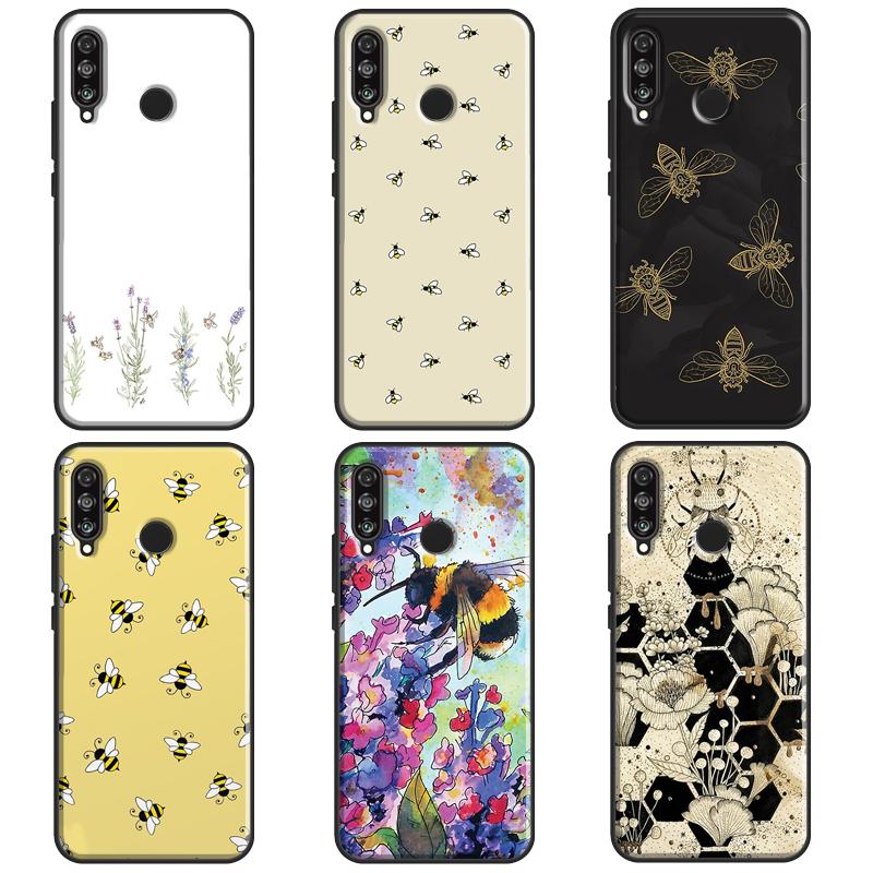 Bees For Huawei Nova 10 SE 9 5T 12s 12i 11i Y91 Y90 Y60 Y70 Y72 Y61 P20 P30 P40 Lite P60 Pro Case