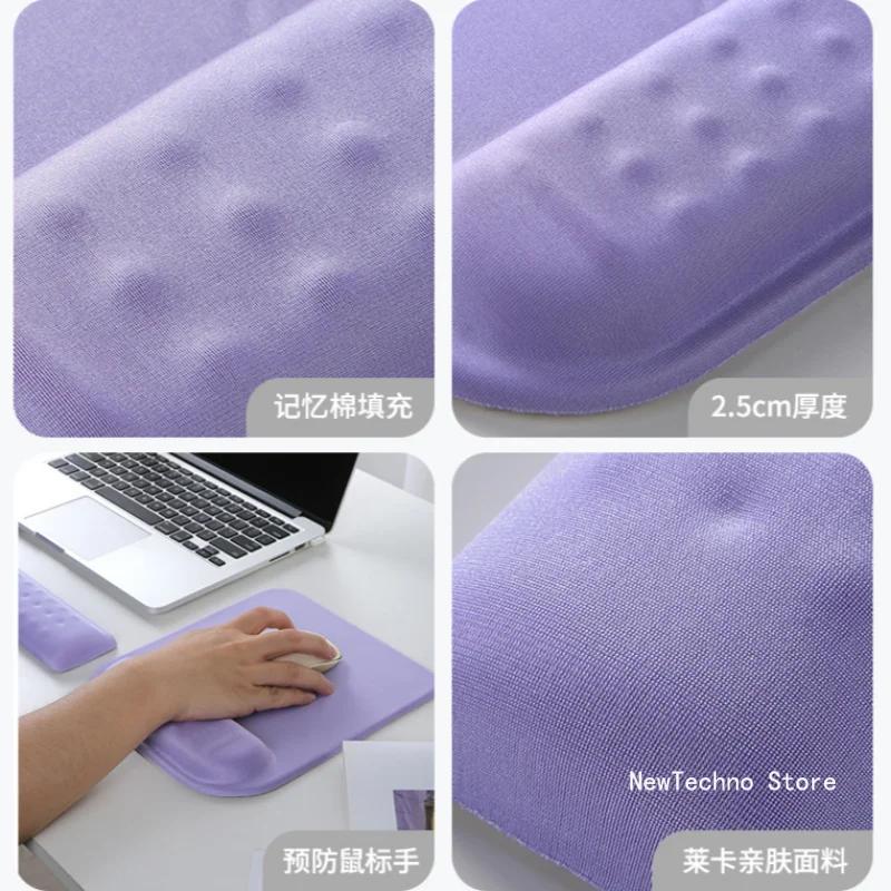 Silicone Mouse Pad Gamer Large Keyboard Computer Desk Pad Gaming Wrist Wrist Set Wrist Pad for Computer Laptop Macbook Air