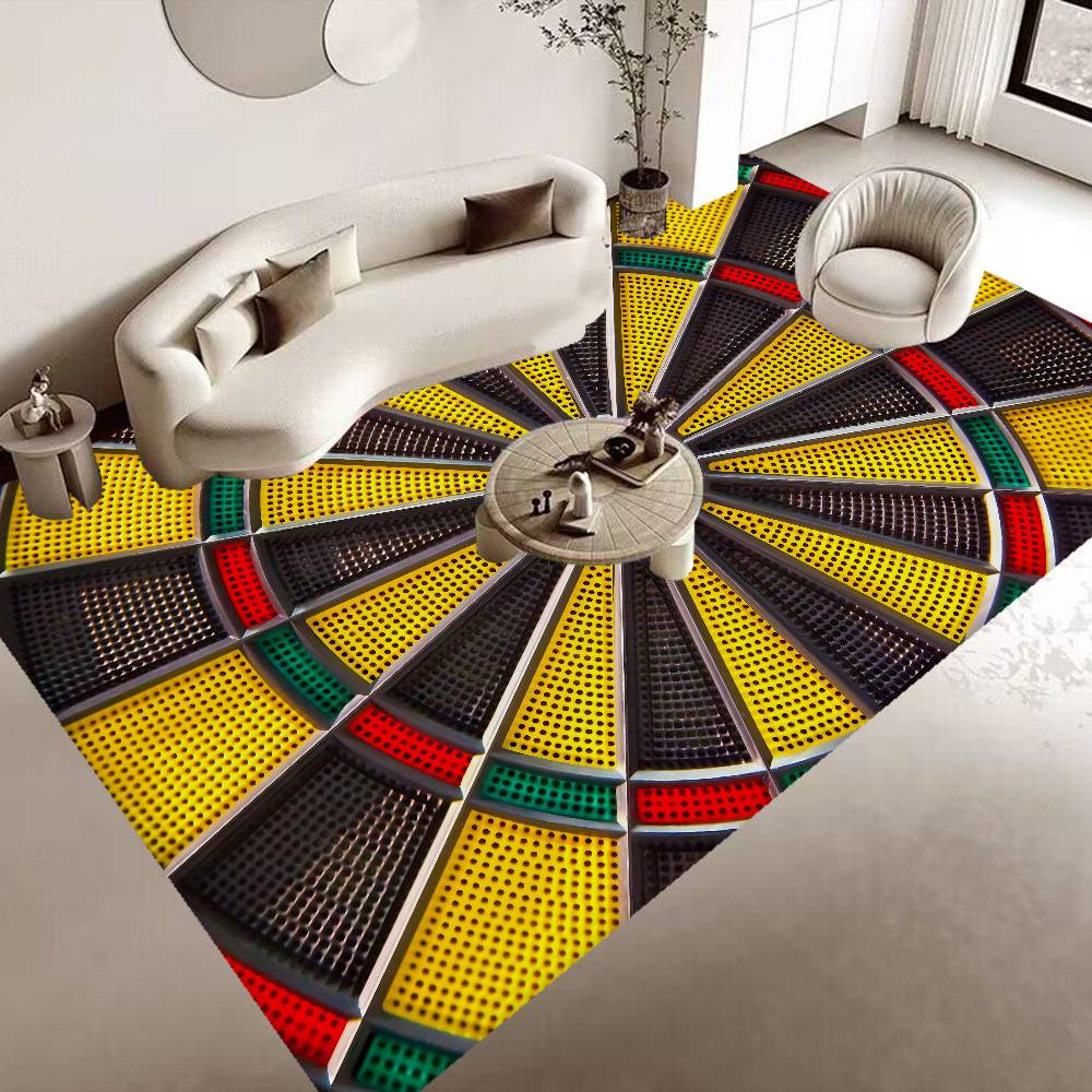 DARTS Dart Board Arrow Target Door Mat Kids Room Bedroom Decoration Balcony Anti-Slip Doormat Living Room Doormat Area Rug