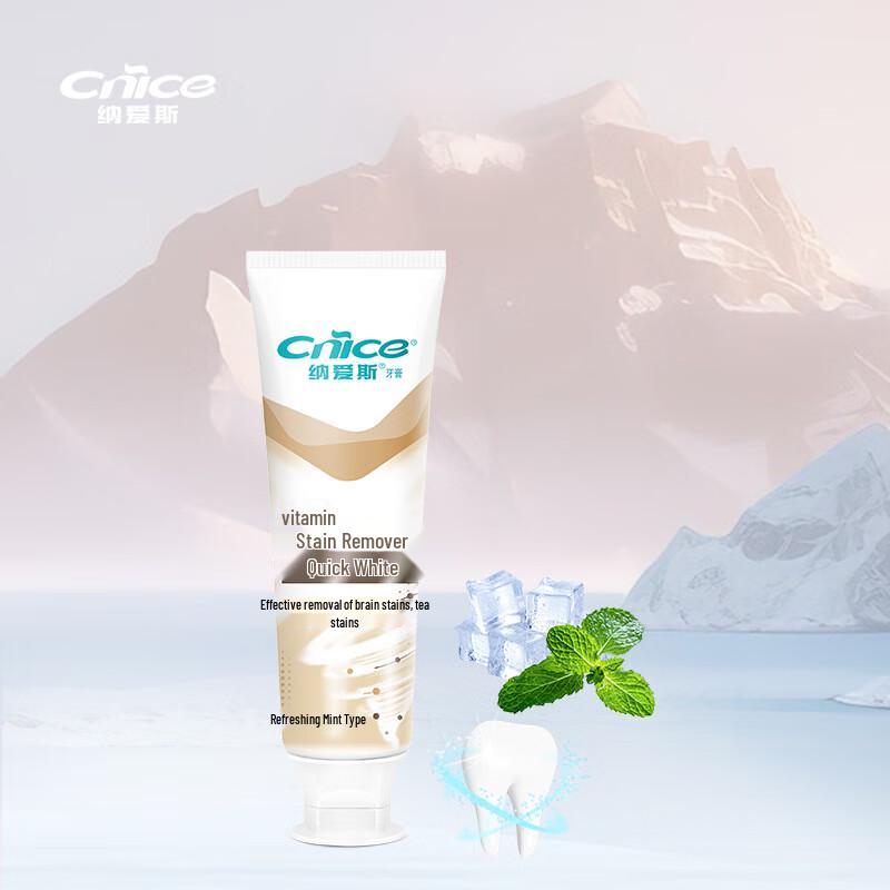 NICE Stain Removal & Whitening Toothpaste, Fresh Mint