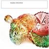 Beautiful European Style Multicolored High Transparency Glasses Candy Storage Jar for Decors and Organization at Homes