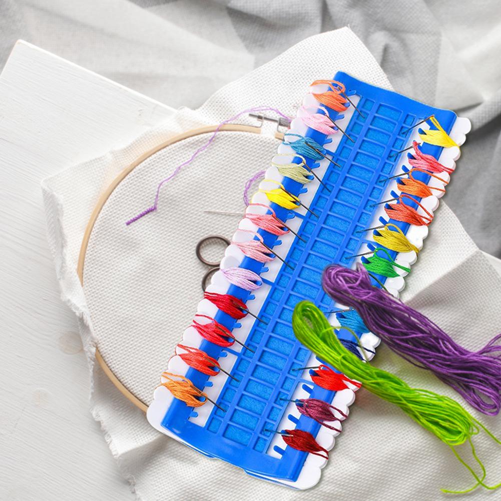50-Position Embroidery Thread Organizer Cross Stitch Organizer for Sewing and Cross Stitch Embroidery Thread