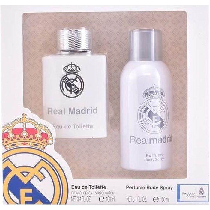 Set De Parfum - Real Madrid - Eau De Toilette 100 Ml - Déodorant 150 Ml - 2 Pièces