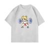 Sailor Moon Lifting Iron Fitness Women's T-Shirt Girl Children Parent-Child Summer Loose Cute Sweet Fun Short Sleeves Top
