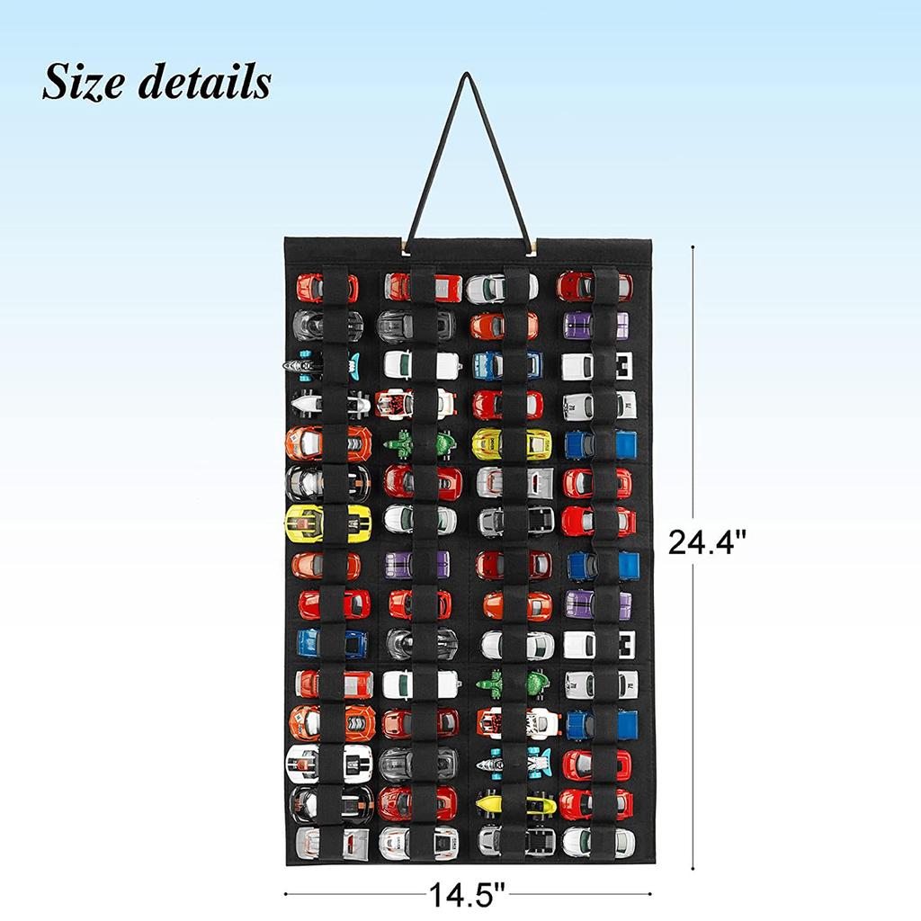 Hanging Organizer For Hot Wheels Wall Mount Model Car Toys Display Case Storage Box Bags Hold Up Toy Cars Kids Gift