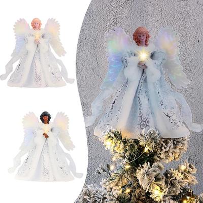 Duplex Printing Decoration Tree Top Ornament Christmas Tree Angel Fairy Angel Pendant Topper