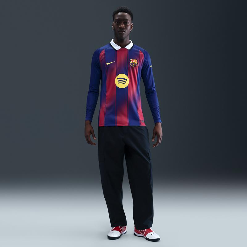 Nike Dri-Fit Stadium Collection FC 25/26 Barcelona Fashion Comfortable Quick-Dry Crew Neck Football Shirt Men tops HJ4611-456