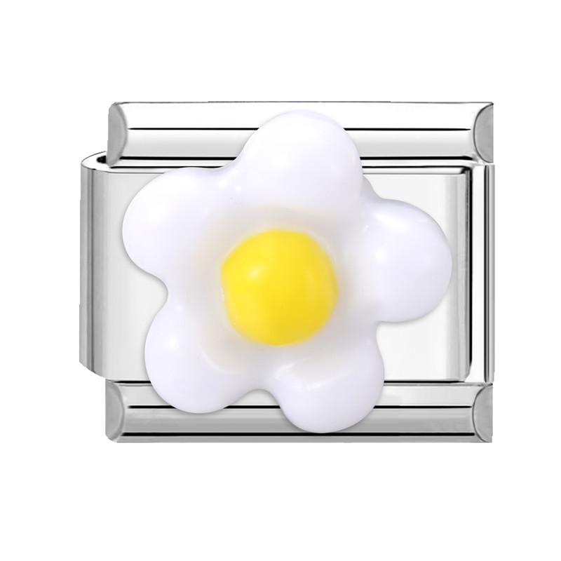 Fashion Heart Bow Knot Butterfly Star Rose Flowers Italian Charm Links Fit 9mm Stainless Steel Bracelet Women DIY Making Gift