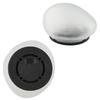 Outdoor Solar LED Pebble Lights - Glass Stone Decor for Lawn, Courtyard, Park