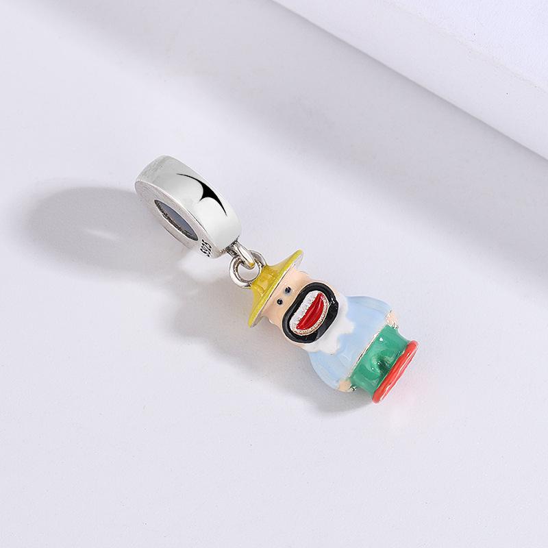 Copper Cute Dog Cat Dangle Beads Fit Original Apandorad Charms Bracelets Trinket Diy Bead Women Jewelry Making