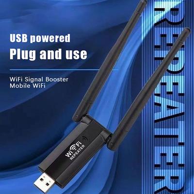 Repetor Wi-Fi USB 300M Amplificator de semnal Wi-Fi 2.4G Extender wireless Adaptor Wi-Fi pentru PC desktop laptop