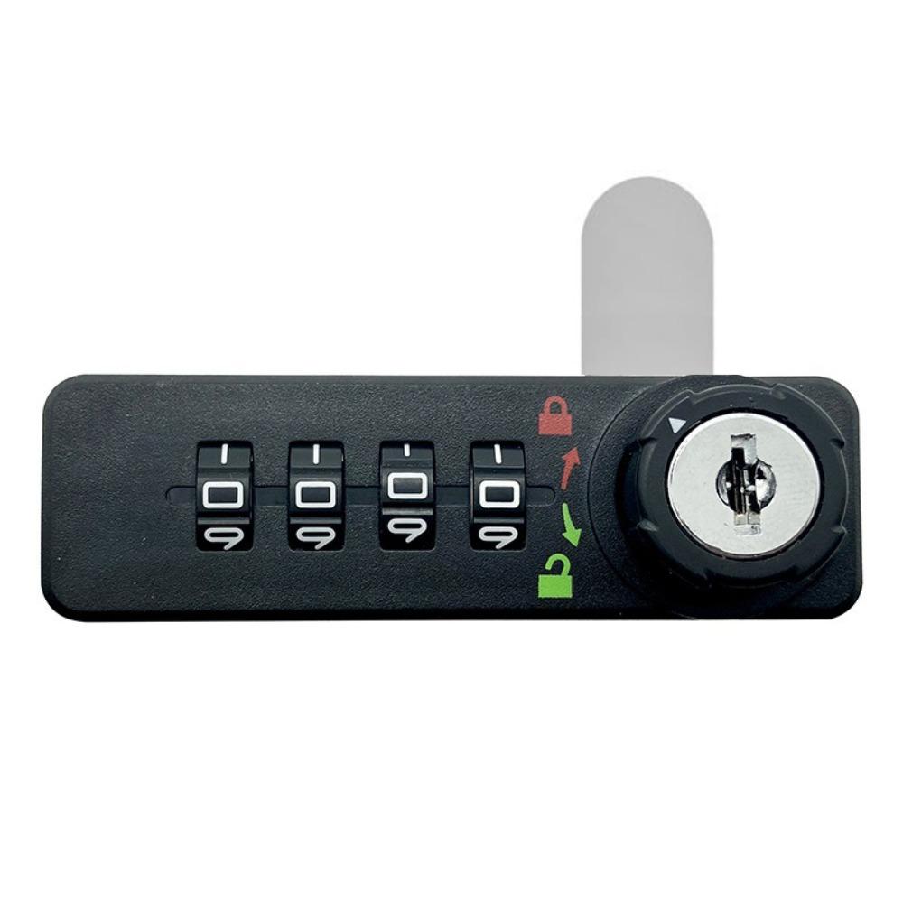 Zinc Alloy Mechanical Password Lock 4 Digital Code Security Combination Lock Durable Anti-theft Drawer Lock Furniture Hardware
