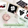 Free Shipping: Black & White Baby Visual Stimulation Cards for Early Education and Tracking, Suitable for Newborns 0-3 Months