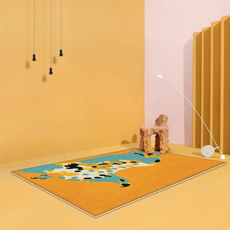 Fashion Yellow Creative Carpet for Living Room Home Decoration Sofa Area Rugs Large Area Bedroom Cloakroom Floor Mat