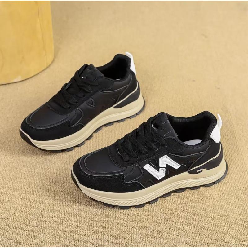 Damskie buty aksamitne jednolite ciepłe codzienne buty sportowe damskie zimowe nowe wszechstronne modne