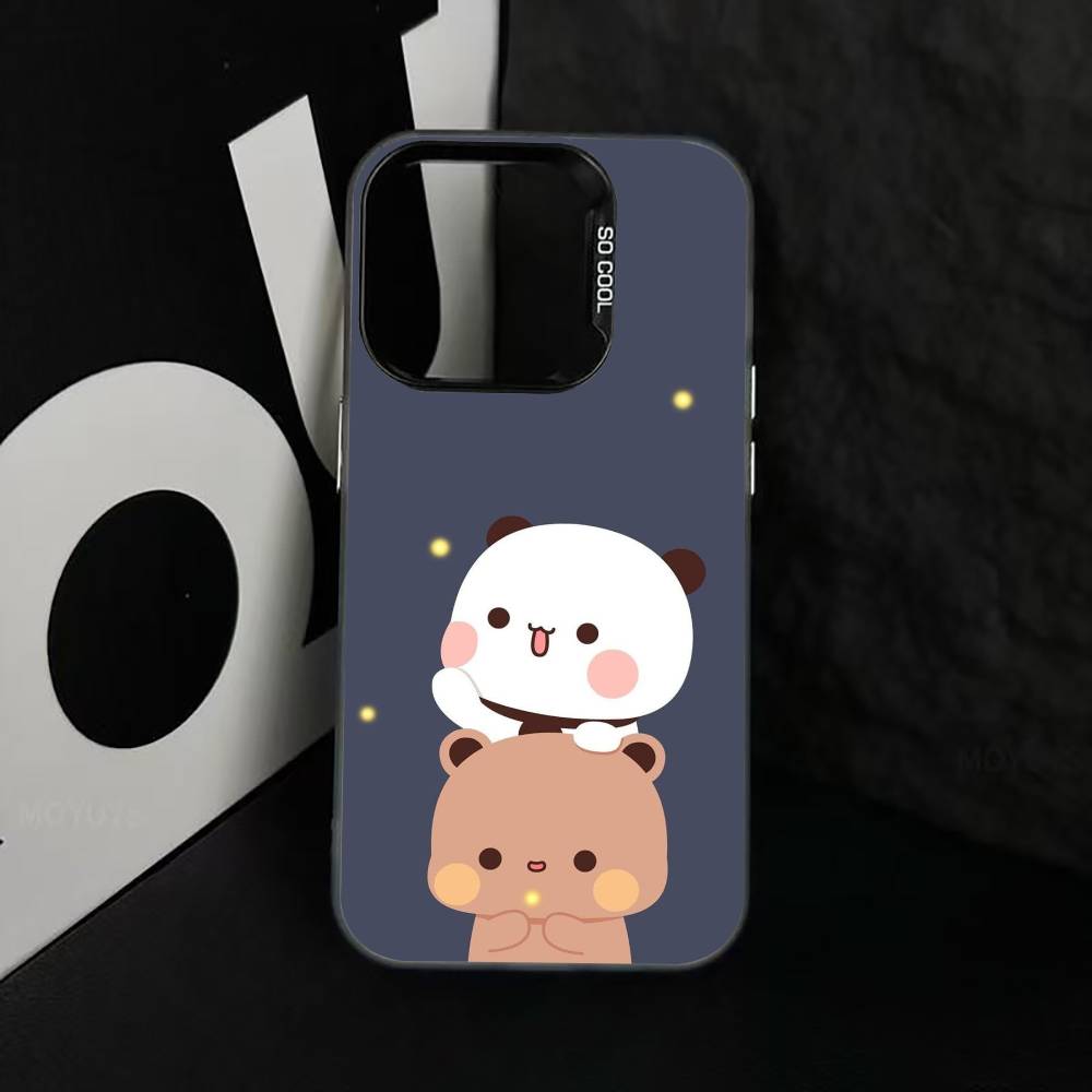 

Милый Чехол для Телефона YiEr & BuBu Для iPhone 17,16,15,14,13,12,11 Plus,Pro Max,XS,Красочный Серебристый Черный Чехол iPhone16se4