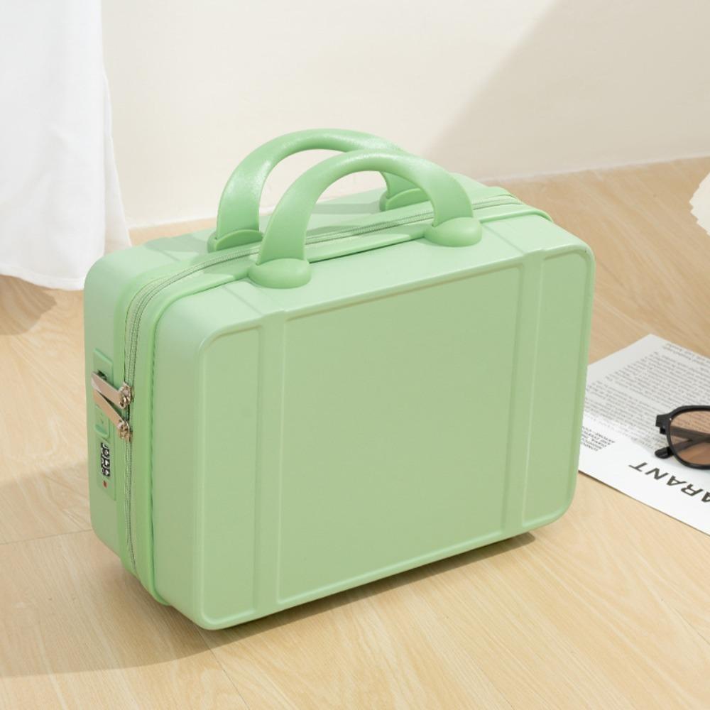 Zipper Hand Carry Suitcase with Combination Lock Mini Storage Bag Short Trip Travel Bags