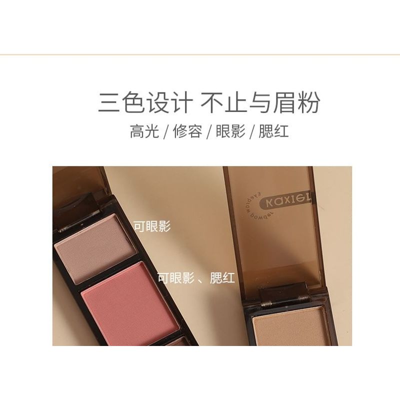 Kaxier - Soft Mist 3D Eyebrow Powder - 4 Types