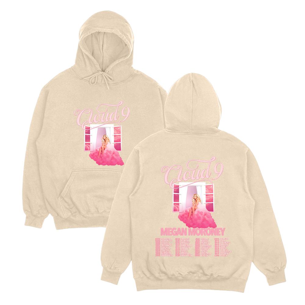 Megan Moroney Cloud 9 Tour 2026 Felpe Donna Uomo Streetwear Felpe Autunno Inverno Manica Lunga Felpa Pullover Casual