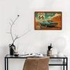 Vintage Route 66 Metal Sign.